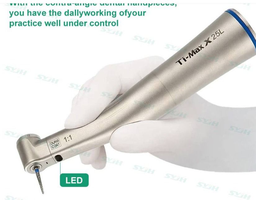 1:1 blue-ring contra-angle handpiece