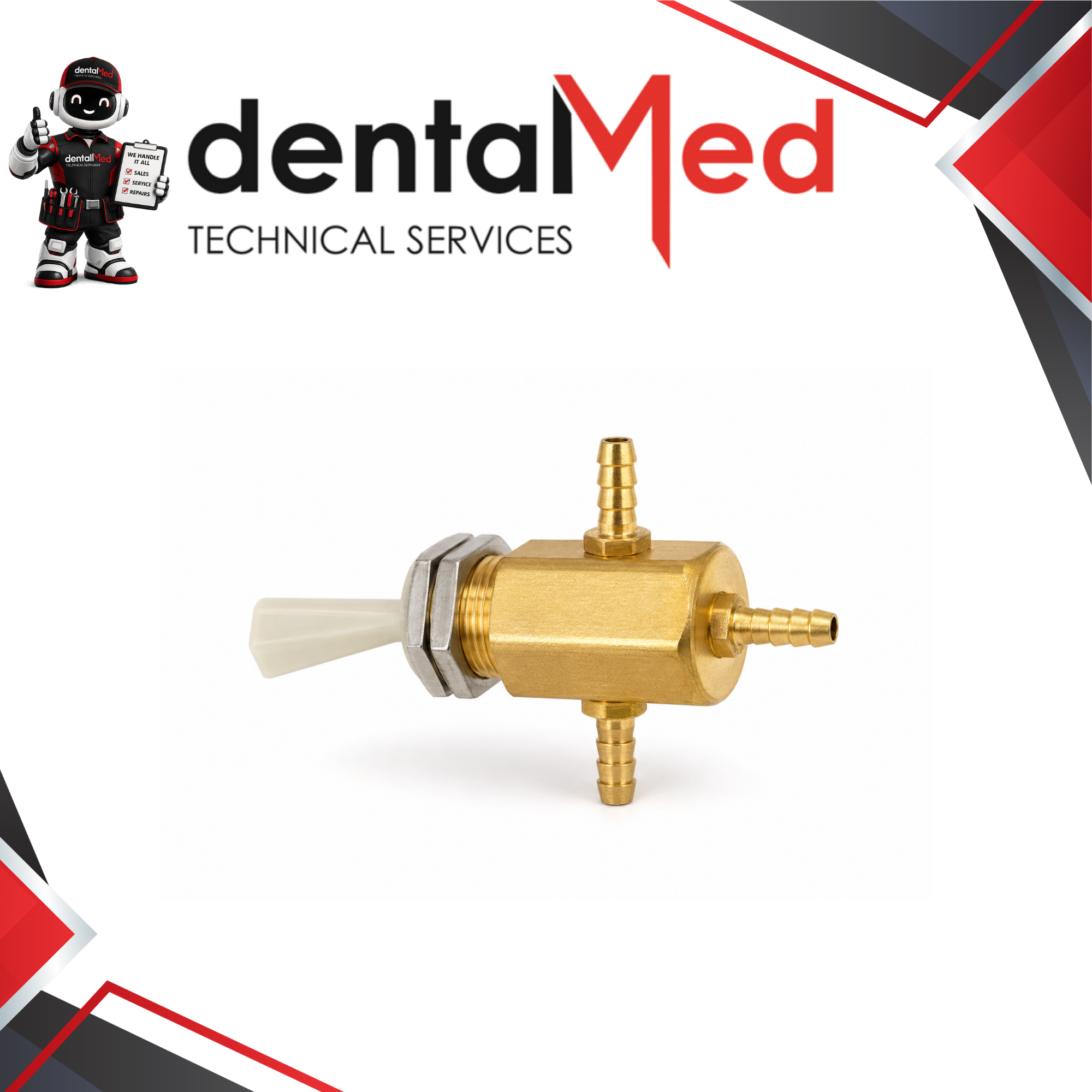 Dental Toggle switch 3 way Air water