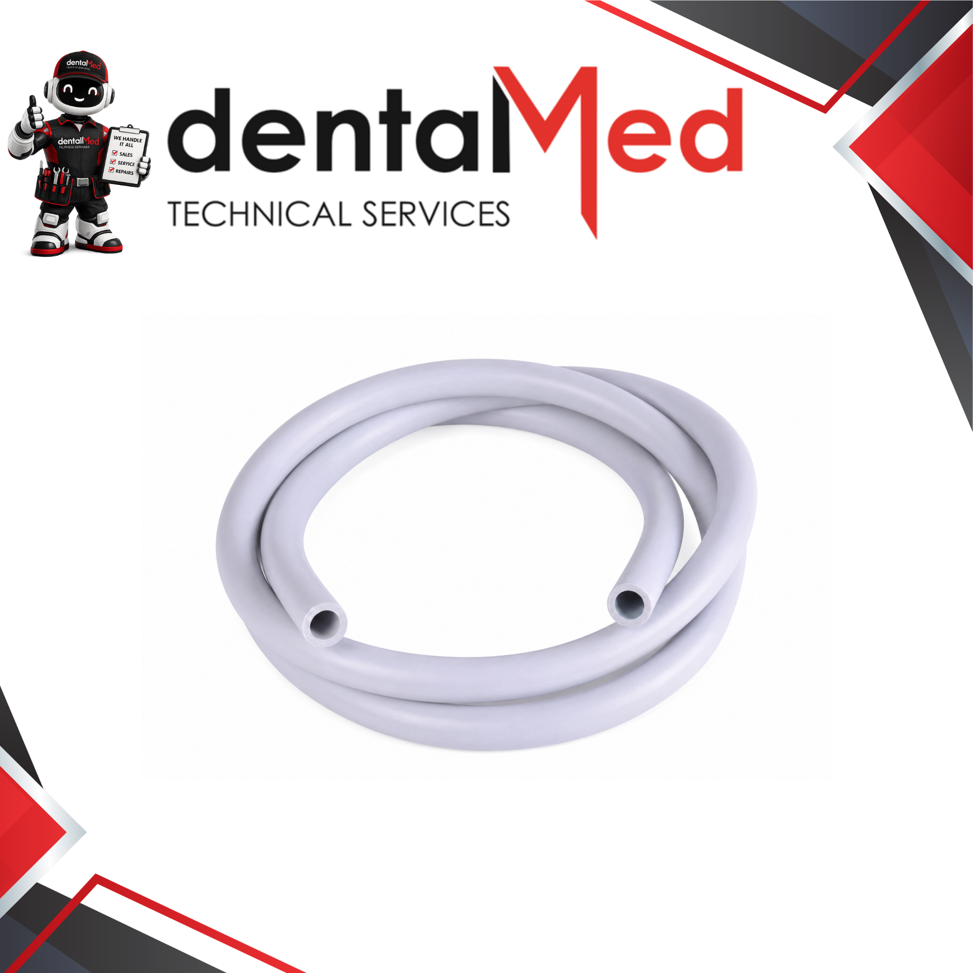 Low volume suction tube smooth 11mm