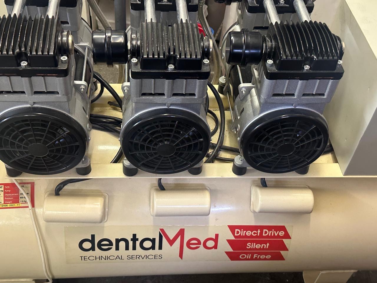 DentalMed 150-litre oil-free compressor